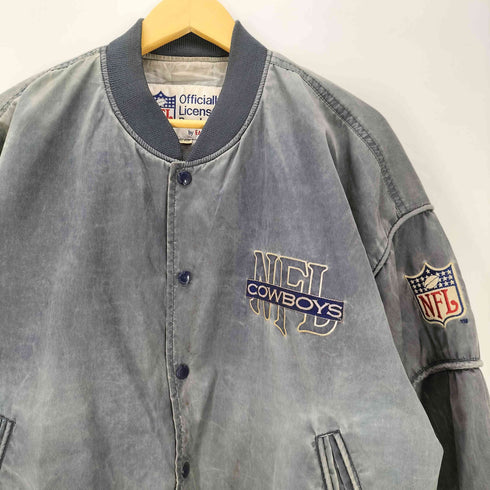 エヌエフエル NFL チームロゴ刺繍  スタジャン メンズ